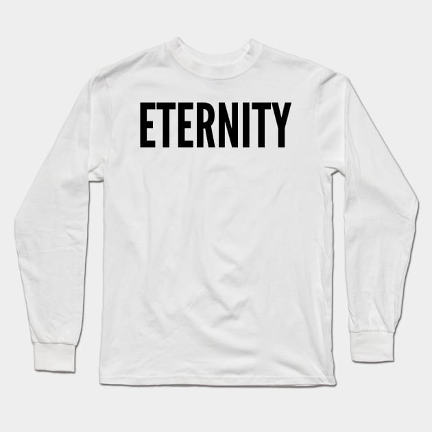 Eternity Long Sleeve T-Shirt by Chalk and Charcoal 